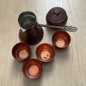 Turkish coffee set collection